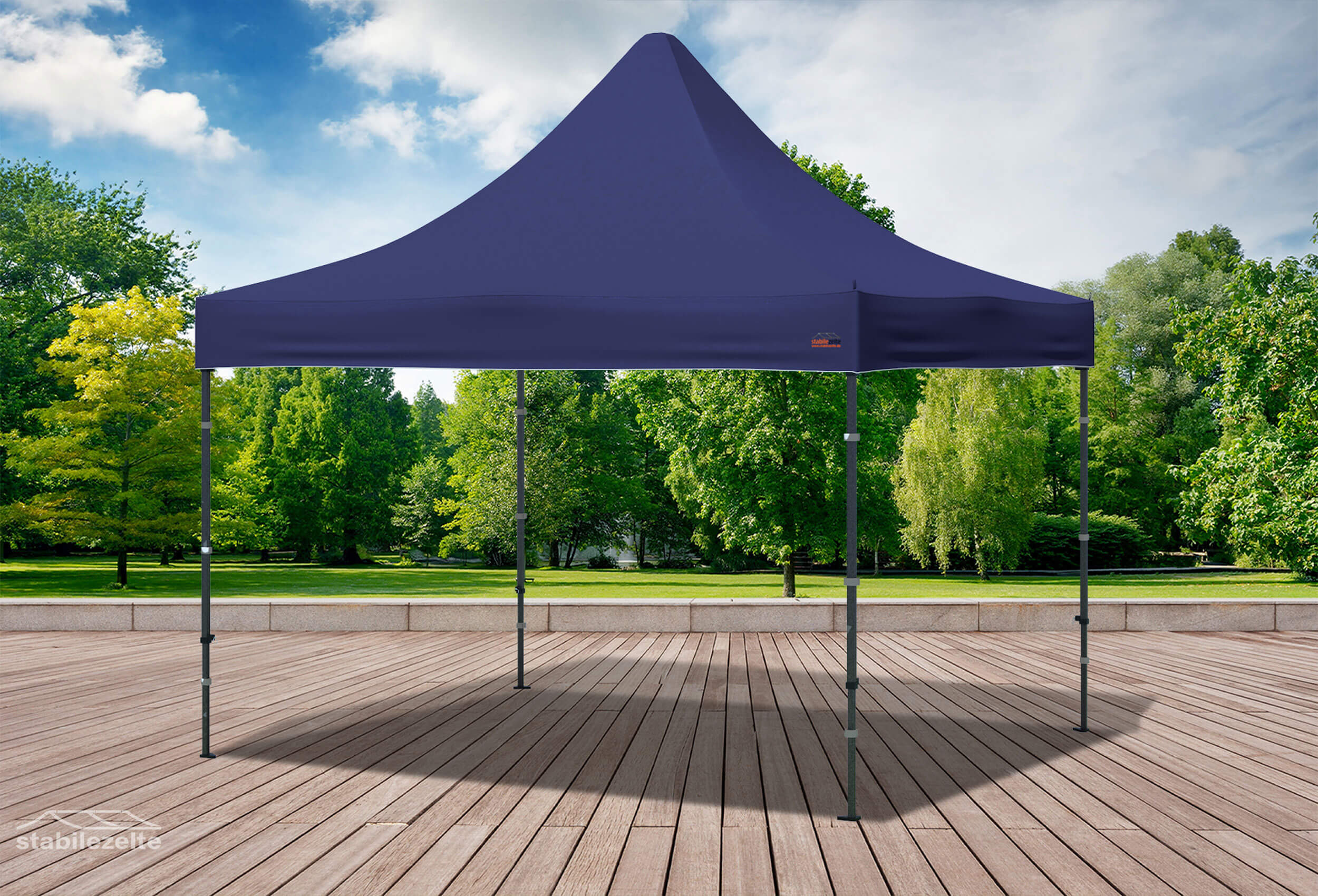 3x3 m Faltpavillon, blau