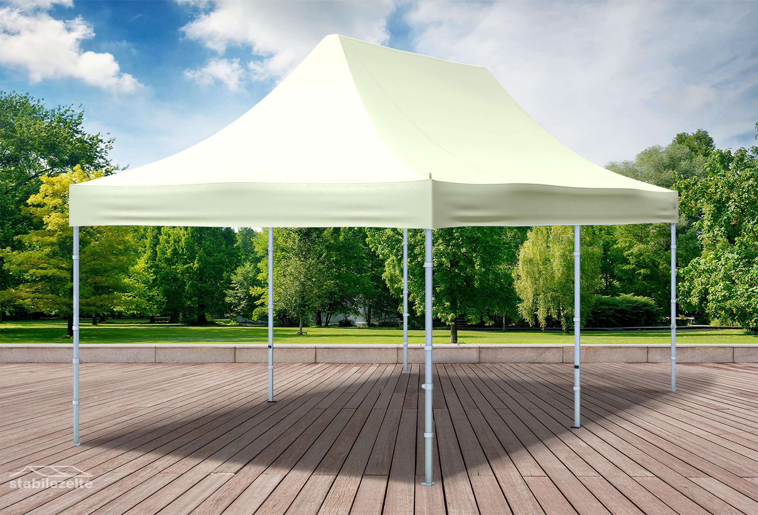 3x6 m Faltpavillon, beige