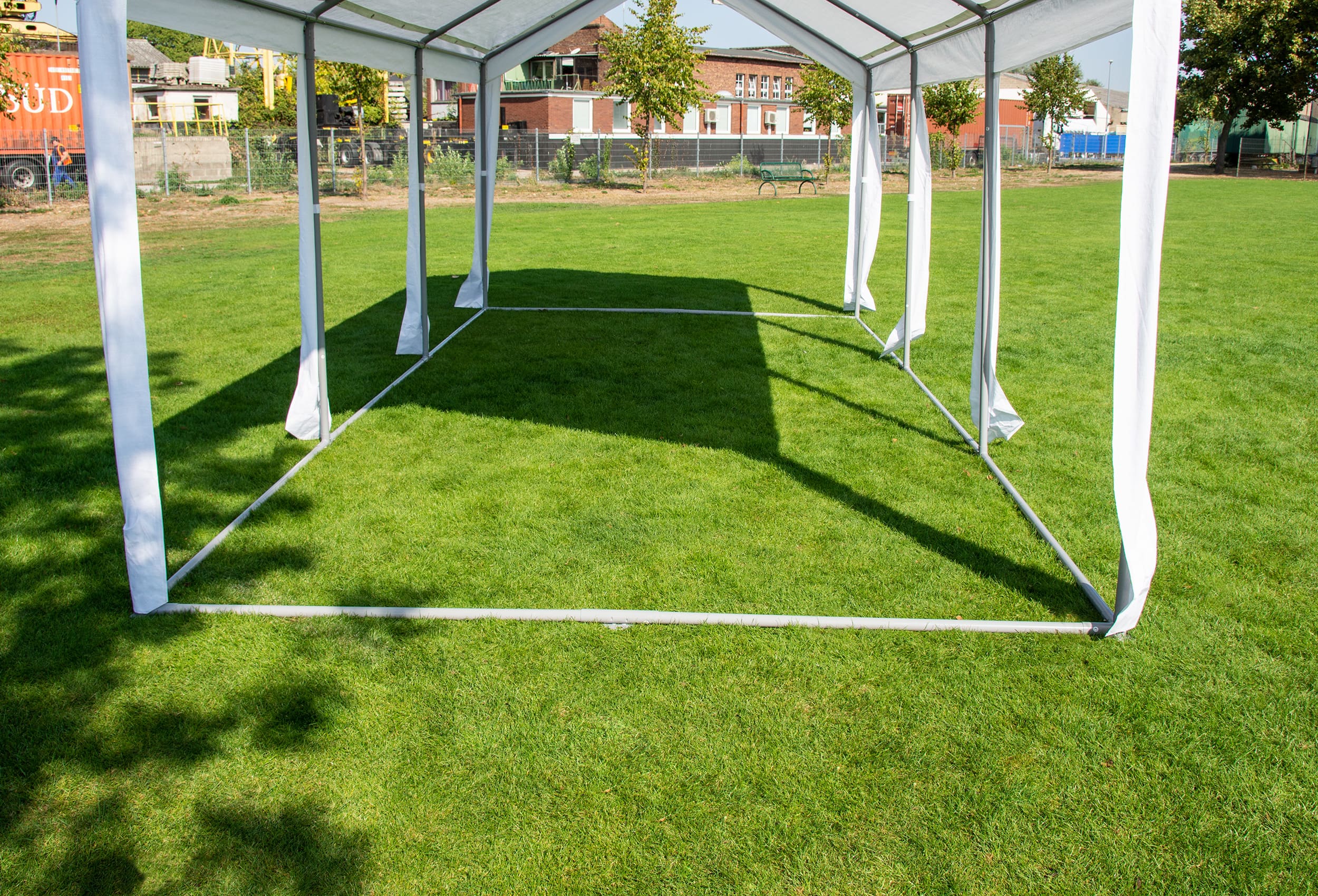 4x4 Meter Bodenrahmen zur zusätzlichen Verstärkung